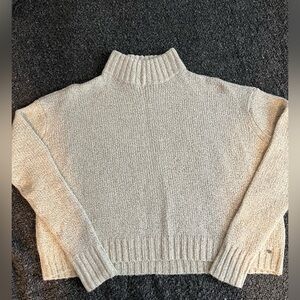 American Eagle Mock Neck Knit Sweater